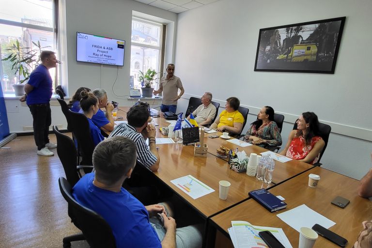 Representatives of ASB Ukraine held an official meeting with executive partner FRIDA Ukraine