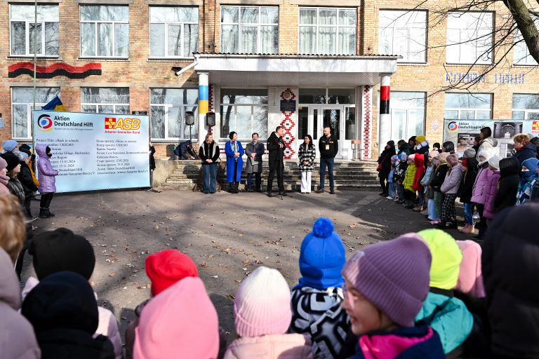 Opening a shelter in Kovalivkaa (Video)